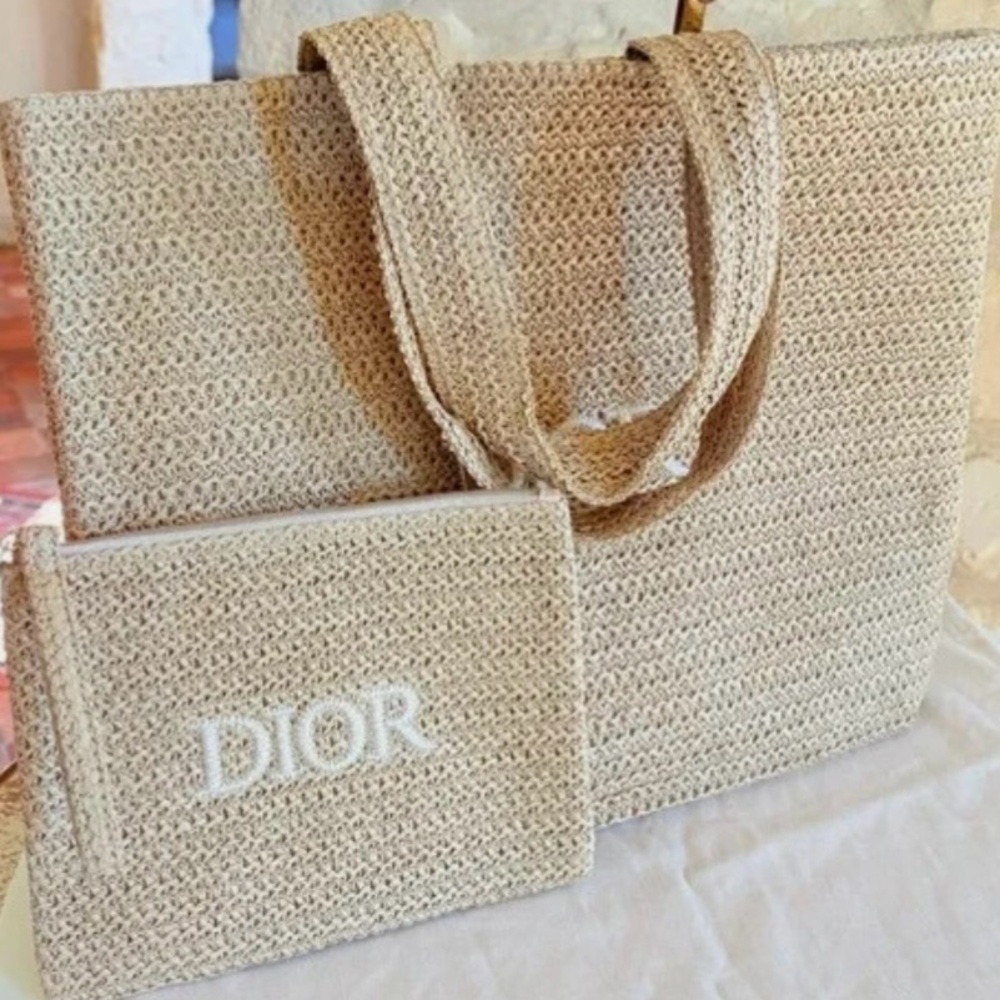 Dior Rattan Tote/Pouch VIP Bundle - Picture 9 of 9